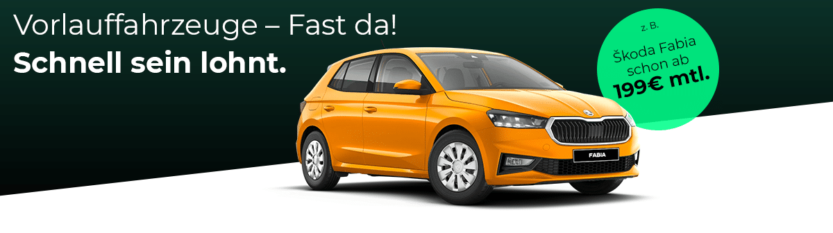 vorlauffahrzeuge fast da schnell sein lohnt sich skoda fabia